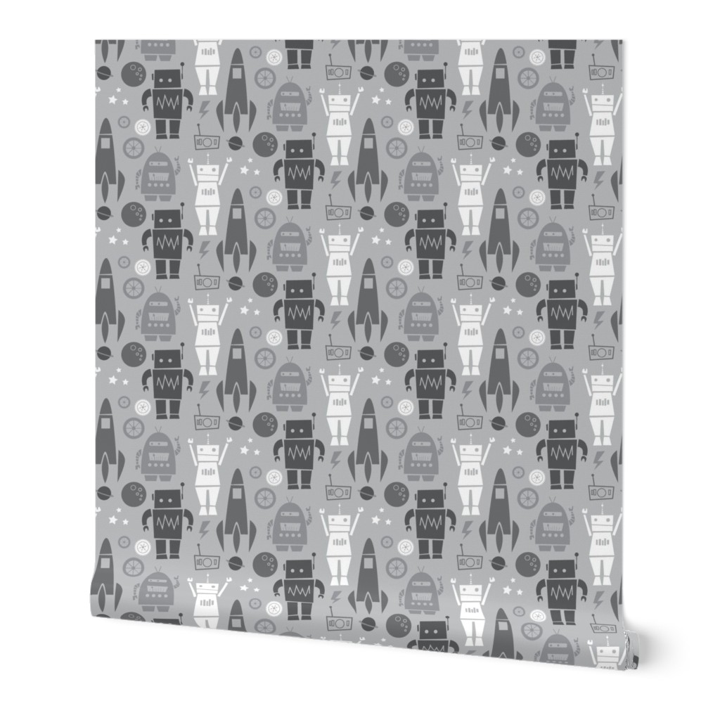 Rockets N' Robots (gray)