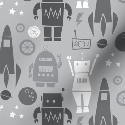 Rockets N' Robots (gray)