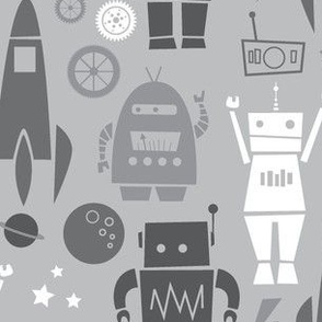 Rockets N' Robots (gray)