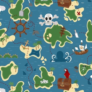 Pirate Treasure Map Adventure