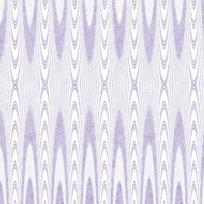 Striped Arches in Velvety Lilac and White  