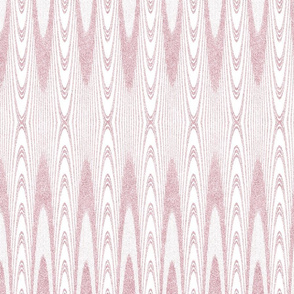 Striped Arches in Velvety Pink and White 