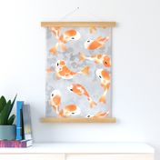 Japanese Koi Fish - Cool Tone