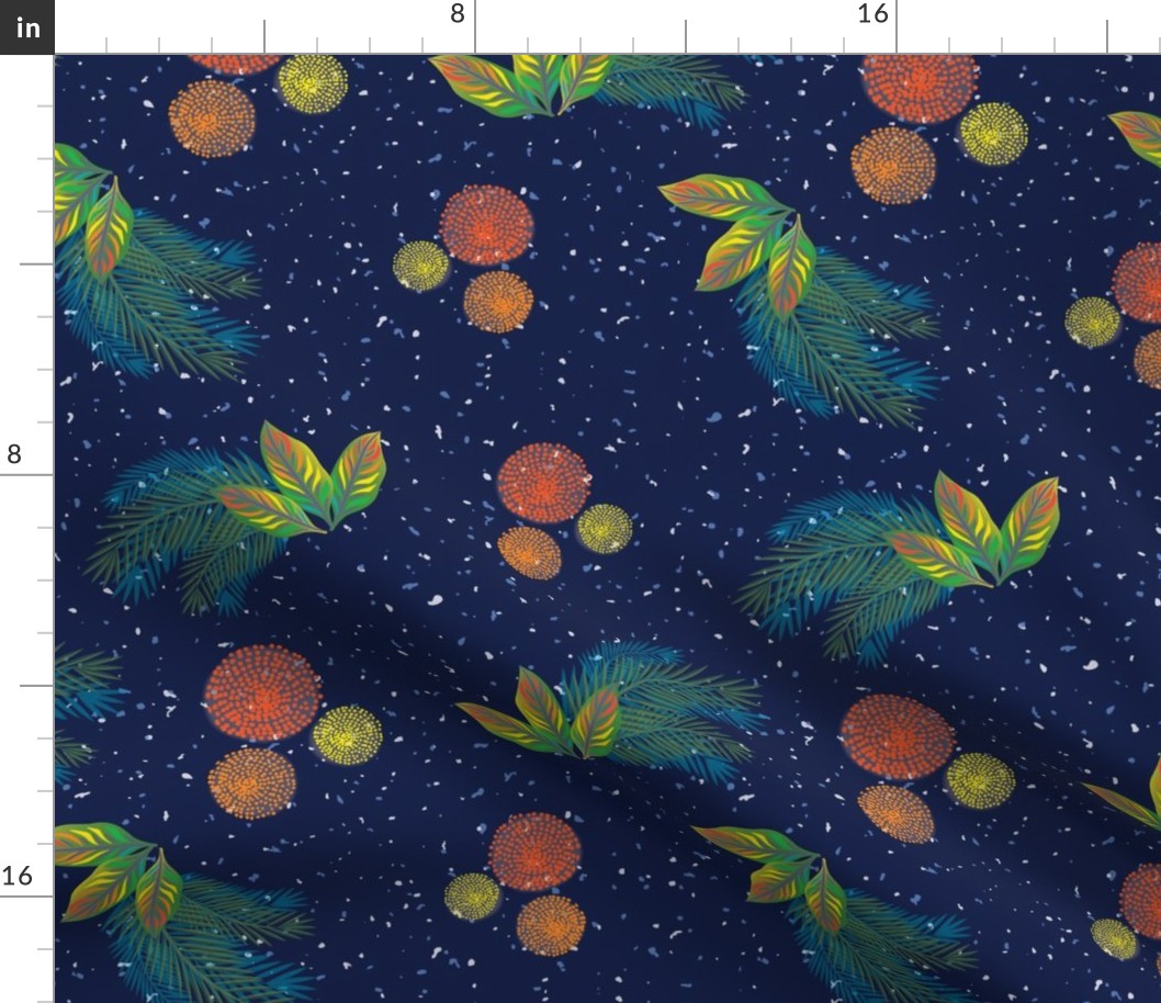 Dinoriffic-Bursts _ Leaves-Navy