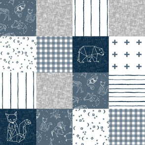 6" constellation wholecloth fabric, patchwork fabric, nursery fabric, baby fabric, baby boy fabric - constellations