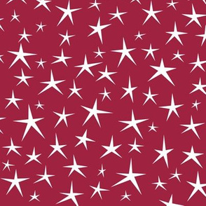 SMALL Patriotic Stars (Red and White)