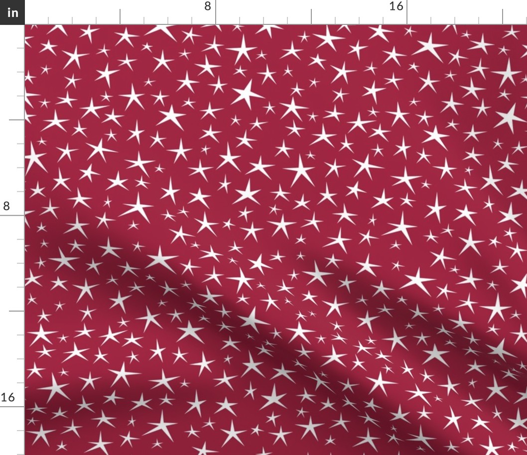 SMALL Patriotic Stars (Red and White)