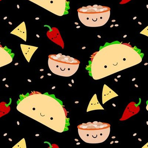 LARGE Taco Tuesday Party -Black