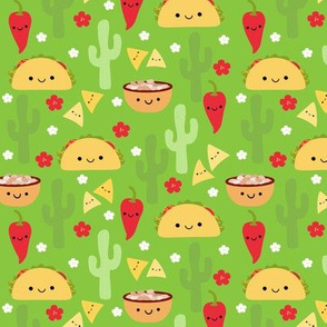 Happy Taco and Friends - Green