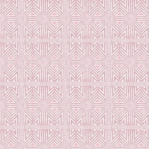Wicker Pattern in Velvety Pink and White