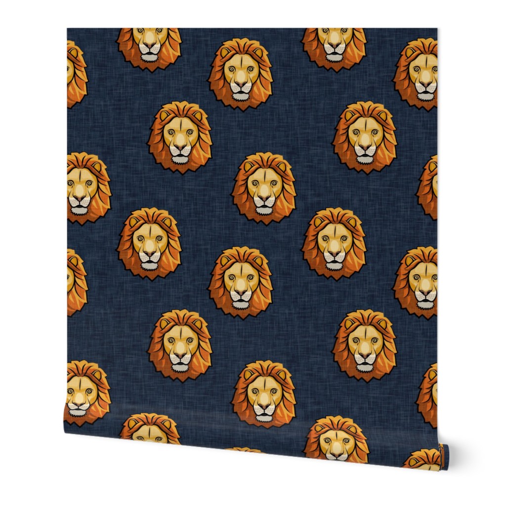 Lion - dark blue - LAD19