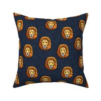 Lion - dark blue - LAD19