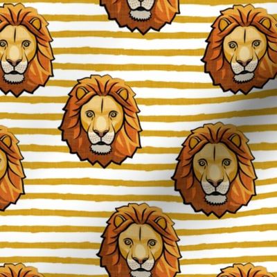 Lion - gold  stripes - LAD19