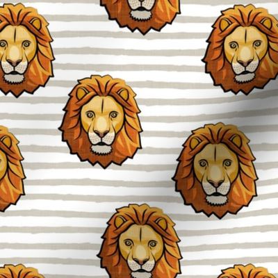 Lion - tan stripes - LAD19