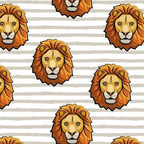 Lion - tan stripes - LAD19