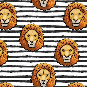 Lion - black stripes - LAD19