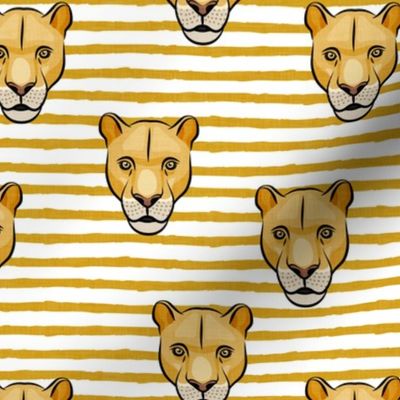 lioness - gold stripes - LAD19