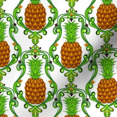 Big Pineapple Damask