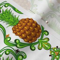 Big Pineapple Damask