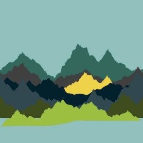 ColorBlock Mountains