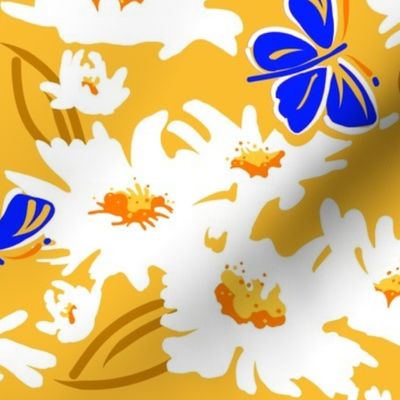 Butterfly Daze  |  Yellow  •  Blue