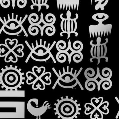 black adinkra symbols