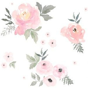 6" Sweet Blush Roses 