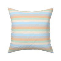 Summer surf stripes and island vibes soft beach sunset pastels gray blue mint SMALL