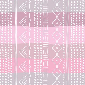 Minimal mudcloth bohemian mayan abstract indian summer love aztec island vibes surf design baby pink mauve rainbow