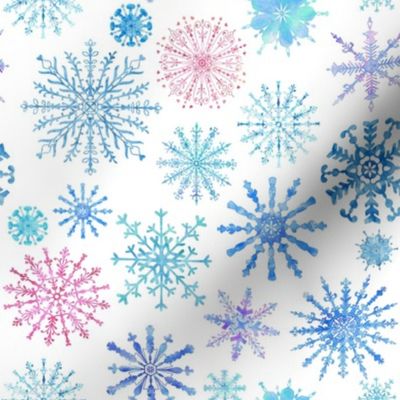Winter Snowflakes // White