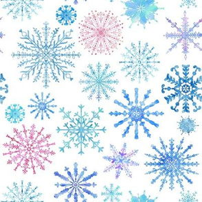 Winter Snowflakes // White