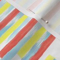 watercolor paint stripes in striking colors