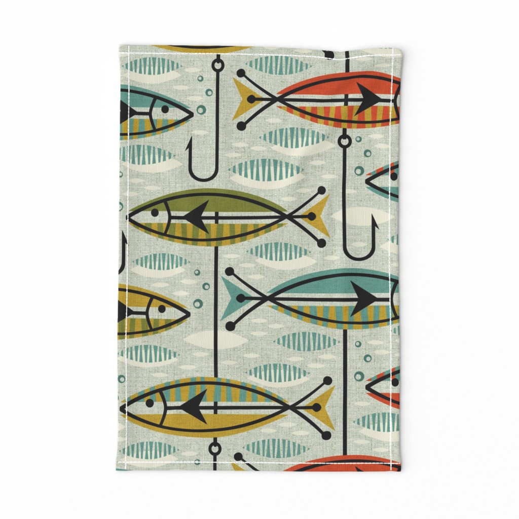 Retro Color Block Fish