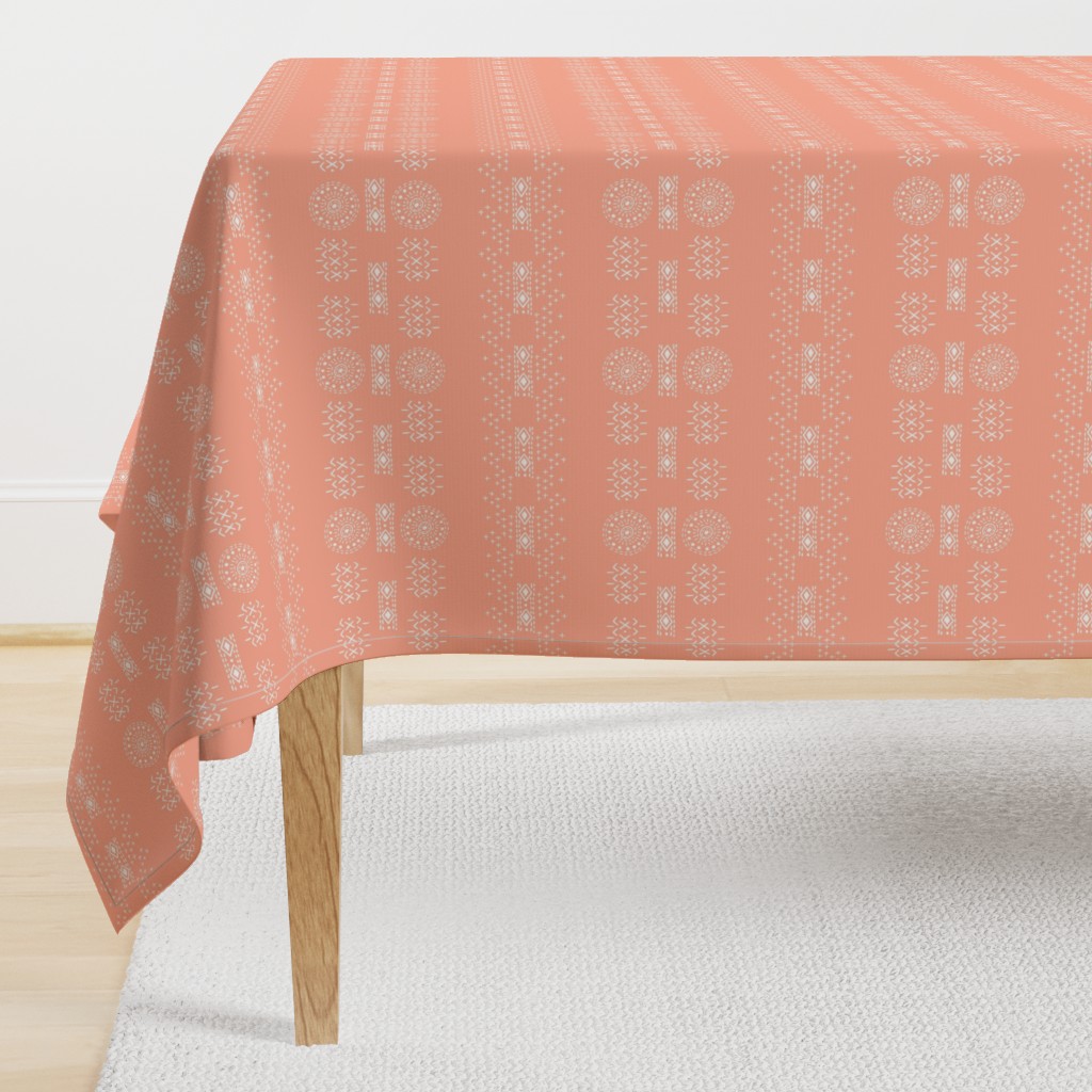 Boho Lines Coral