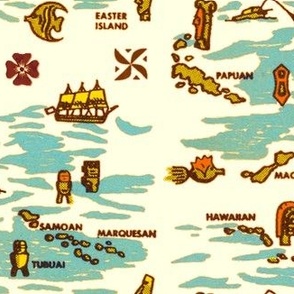 The Islander Matchbook Map 1a