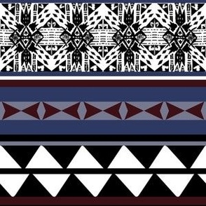 Falsa Maroon Aztec