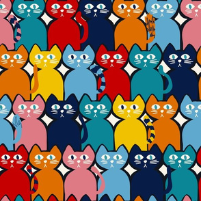 Colourful Cats