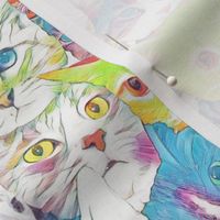 Cat Eyes Caterwaul in Pastel