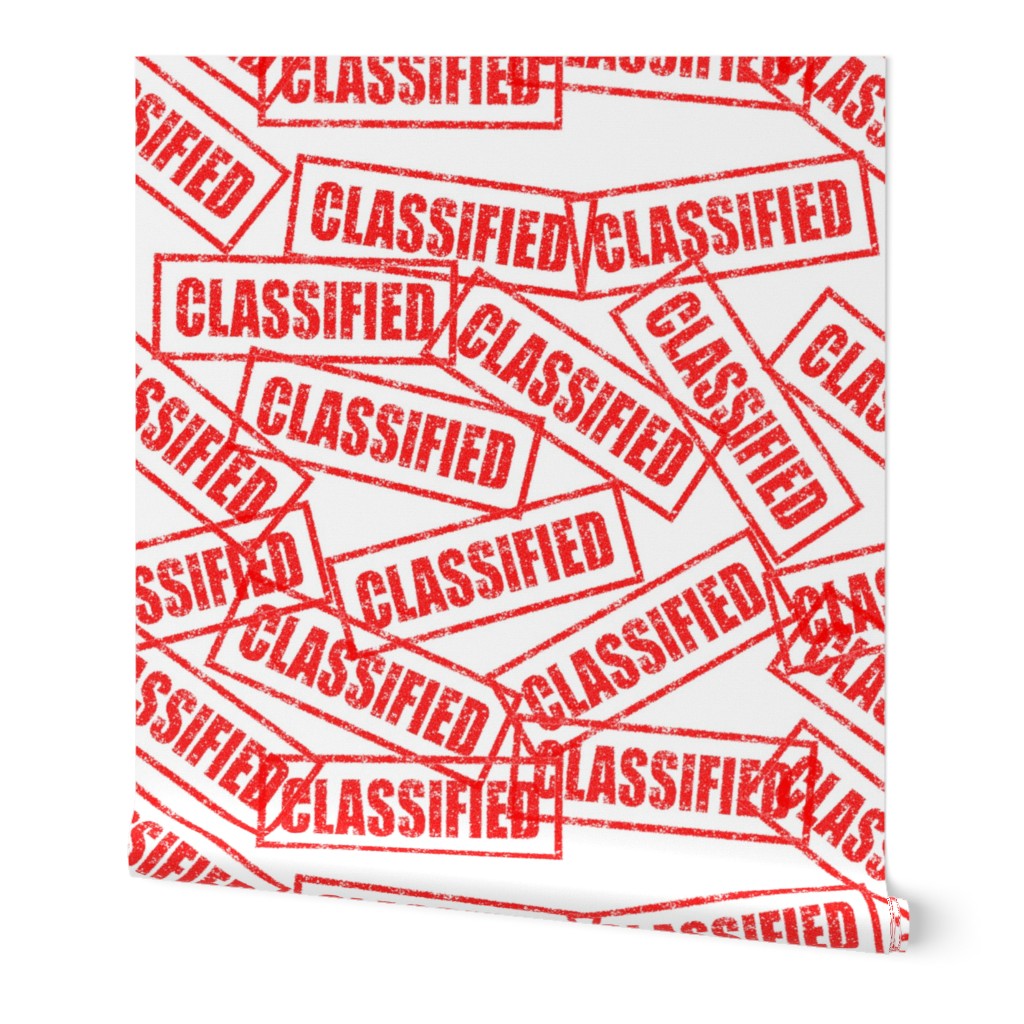 21 classified government military authorized confidential top secret security clearance privacy restricted mysterious privacy rubber stamp red ink pad documents files white background chop grunge distressed words seal pop art culture vintage retro current