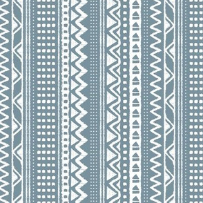 Minimal zigzag mudcloth bohemian mayan abstract indian summer love aztec design cool winter sea blue