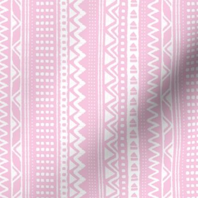 Minimal zigzag mudcloth bohemian mayan abstract indian summer love aztec design soft pink girls vertical stripes