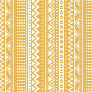 Minimal zigzag mudcloth bohemian mayan abstract indian summer love aztec design dusty  honey yellow ochre vertical stripes