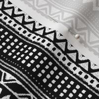 Minimal zigzag mudcloth bohemian mayan abstract indian summer love aztec design dusty monochrome black and white vertical stripes