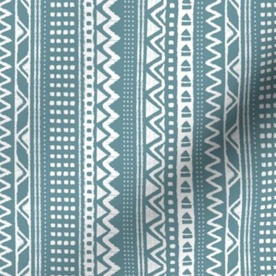 Minimal zigzag mudcloth bohemian mayan abstract indian summer love aztec design dusty stone blue winter vertical stripes