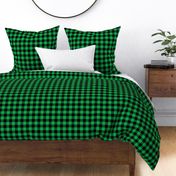 green and black buffalo plaid C19BS