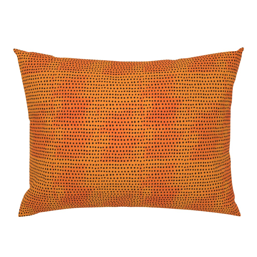 Dots on orange 