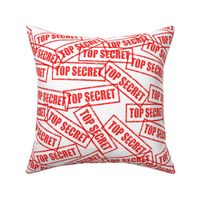 19 top secret security clearance government military authorized classified confidential privacy restricted mysterious privacy rubber stamp red ink pad documents files white background chop grunge distressed words seal pop art culture vintage retro current