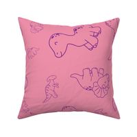 Pink dinosaurs