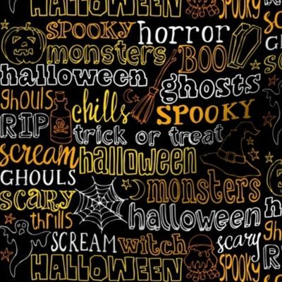 Spooky Horror Lettering 