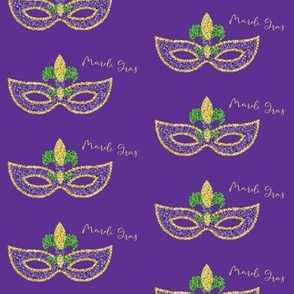 Mardi Gras Masks - Purple